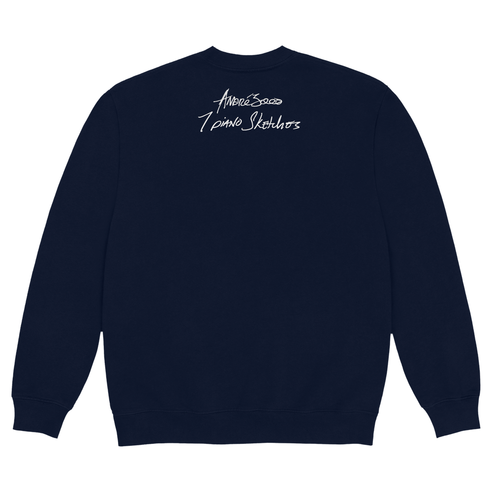 7 PIANO SKETCHES COVER CREWNECK