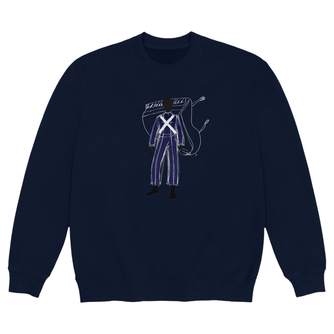 7 PIANO SKETCHES COVER CREWNECK
