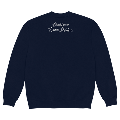 7 PIANO SKETCHES COVER CREWNECK