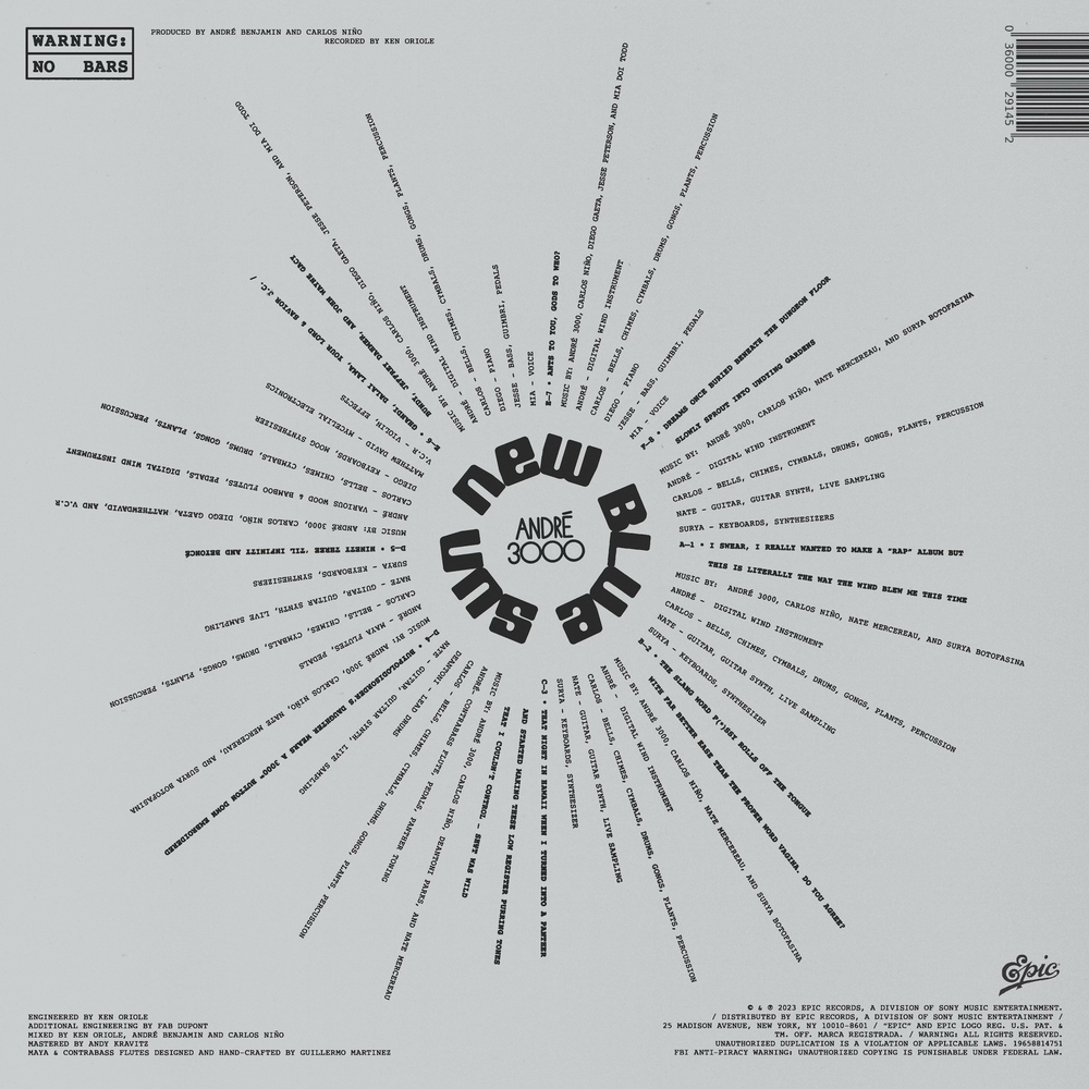 NEW BLUE SUN 3LP VINYL – André 3000 | Official Store – A Myriad Of NEW BLUE SUN 3LP VINYL – André 3000 | Official Store – A Myriad Of